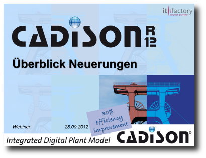 Neuerungen in CADISON R12: Designer - MATPIPE - Engineer